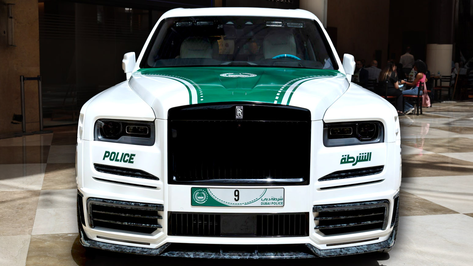 Dubai Mansory Rolls Royce Cullinan Plate Number 9